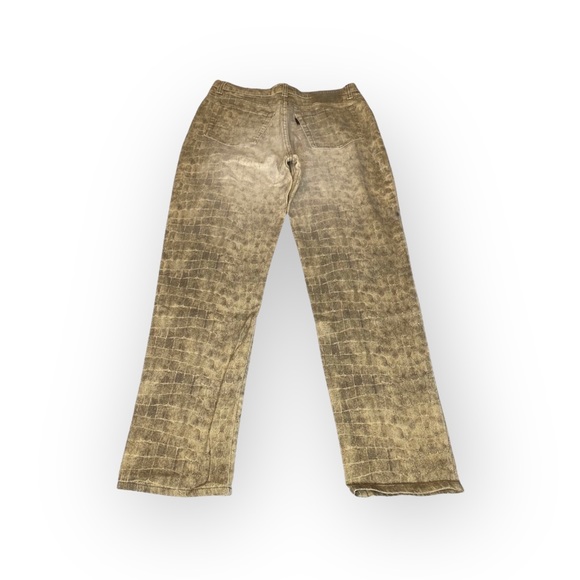 Vintage 90โs: Overdrive Jeans เผ High Waist Snakeskin Print เผ Bal Harbour Shops เผ - Picture 3 of 16